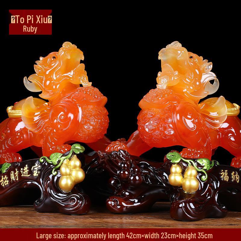 Prosperous Wealth Pixiu Ornaments: Fortune-Building Gifts for Shop Openings & Housewarmings