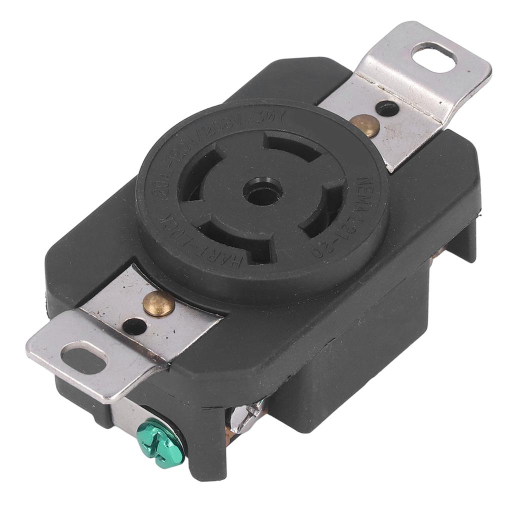 Flush Mounting Locking Receptacle Industrial 5 Hole US Style 20A 120208V NEMA L21?20