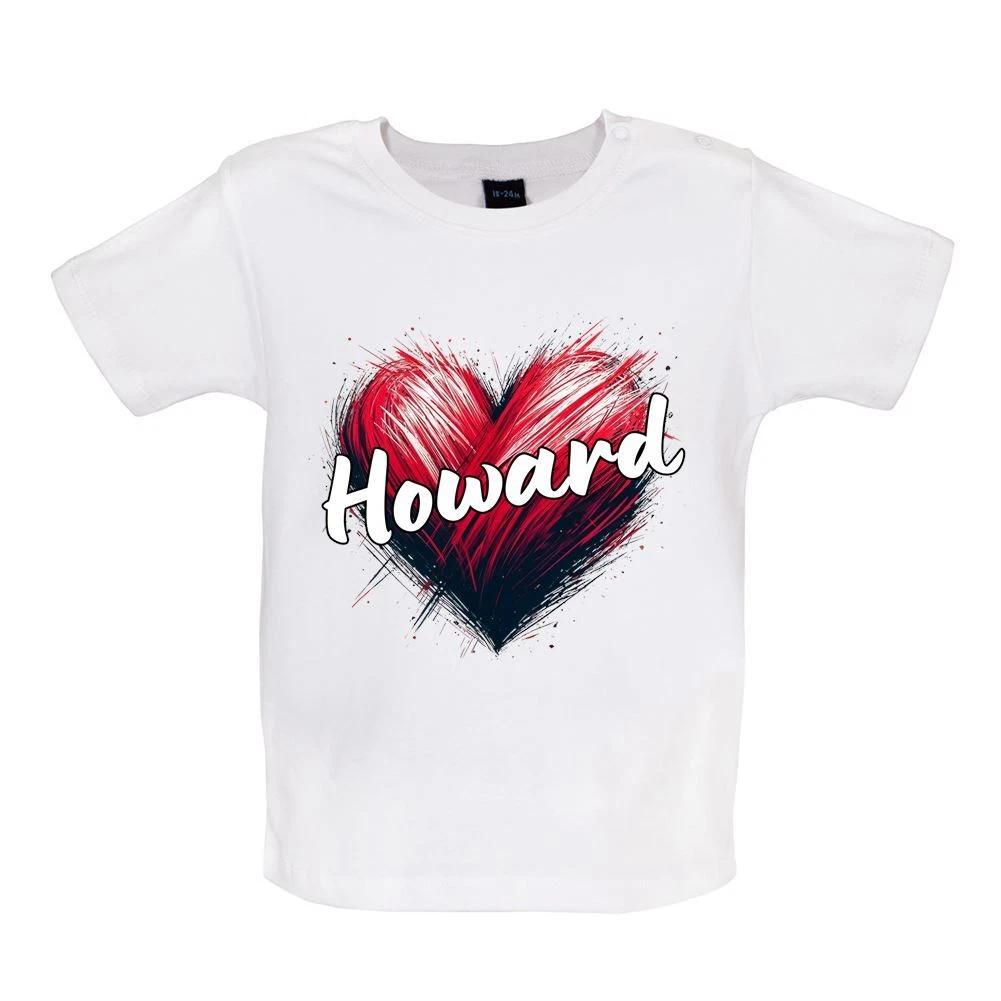 

Love Heart Howard - Baby Kids Boys Girls Unisex T-Shirt / Babygrow - Music Donald Take Singer That Gig 160
