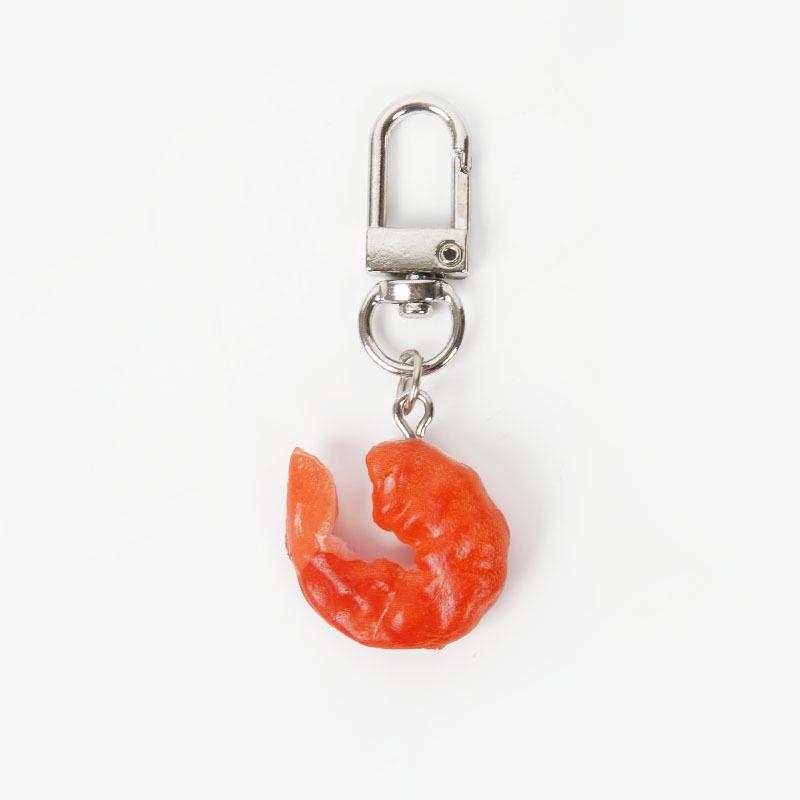 PVC Shrimp Keychain Props - Funny Kitchen & Dining Toy Models