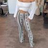 Women's High Waist Straight Leg Trousers Slim Fit Casual Floral Print Party Streetwear Summer Autumn Fashion Bohemia Long Pants