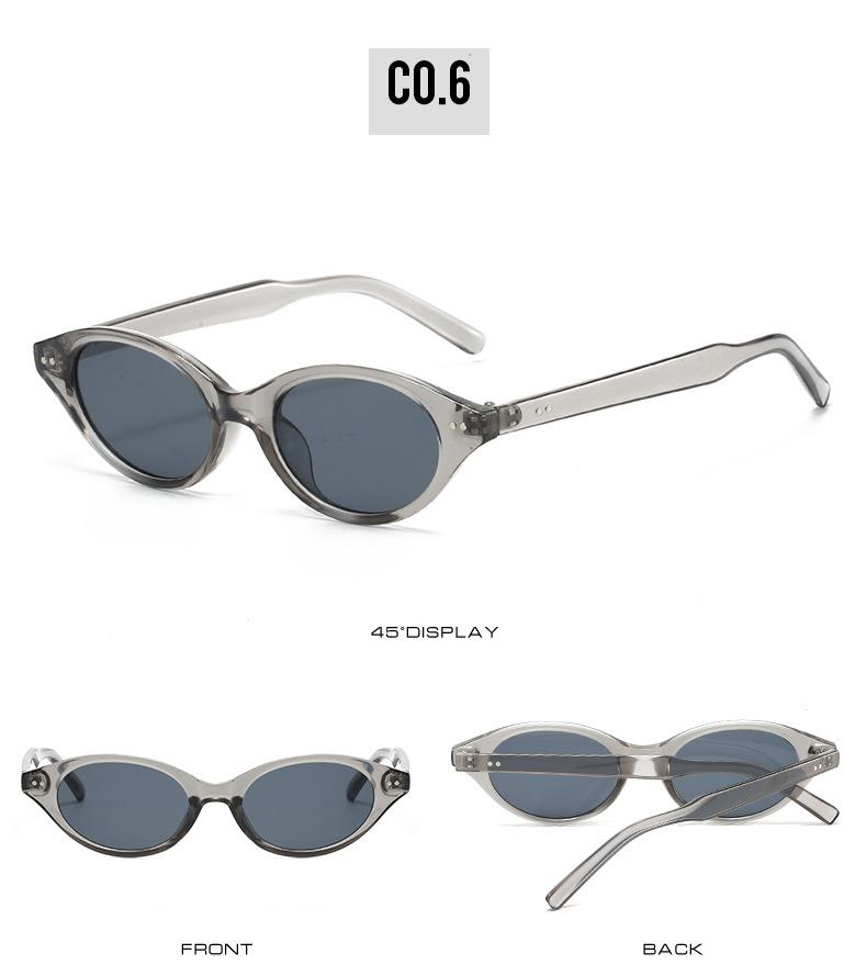 New Fashion Oval Sunglasses Vintage Polygonal Frame UV400 Protection Retro Designer Driving Shades