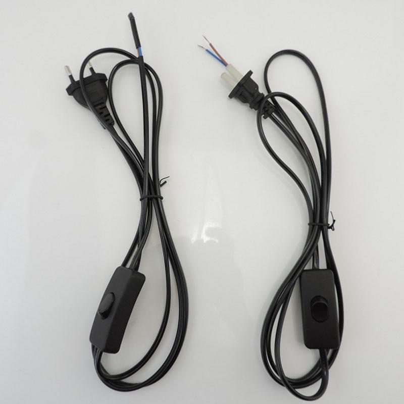 303 Pornire/oprire sursă de alimentare CA Online Conector de prelungire UE Cablu electric Cablu fir pentru iluminat LED de birou reparație bricolaj