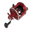 Fishing Reel 3.6:1 Ratio Drum Reel 7 14 Resistance with Line Counter for Long Shot Sea FishingRed Right Handed