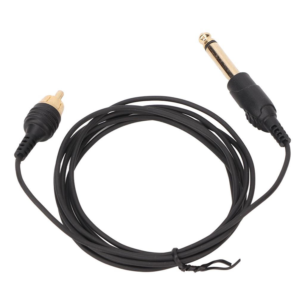 RCA Tattoo Clip Cord Steady Current Stable Tattoo Machine RCA Clip Cord for Salon Use 6.2ft