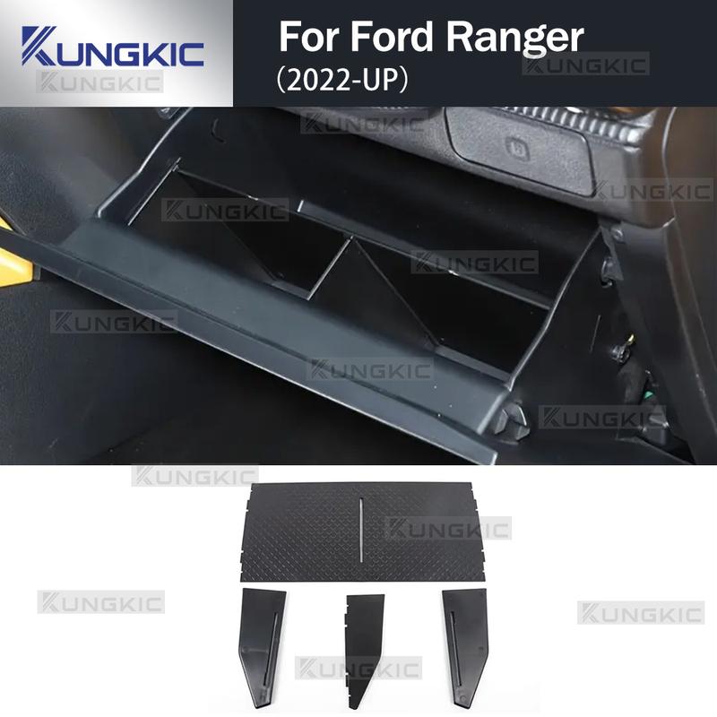 Przegroda do przechowywania w schowku pasażera Dla Ford Ranger T9   2024 2025 Akcesoria do wnętrza samochodu Do klasyfikacji przedmiotów