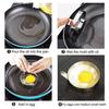 4 Pack 9cm Egg Circle Rings | Stainless Steel Round Egg Rings For Frying| Egg Moulds Molds For Cooking Fried Eggs