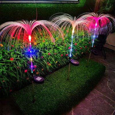 Lampes solaires de pelouse, 2 pièces, éclairage ornemental, belle Simulation de méduses, lampes de paysage, articles de décoration de cour