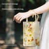 French Oil Painting Three-Fold Small Gold Hook Parasol Protection Against Ultraviolet Women'S Rainy Umbrella Sun Umbrella Small