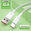 Compatible Huawei 6A Fast Charging Type-C Data Cable, 66W Charger for Mate50 and Honor X40GT.