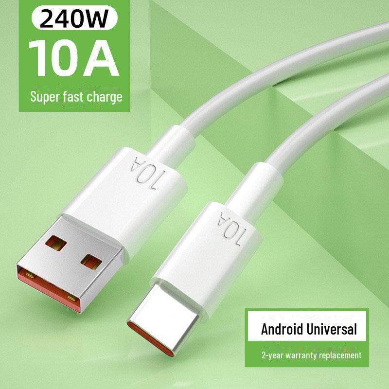 Compatible Huawei 6A Fast Charging Type-C Data Cable, 66W Charger for Mate50 and Honor X40GT.