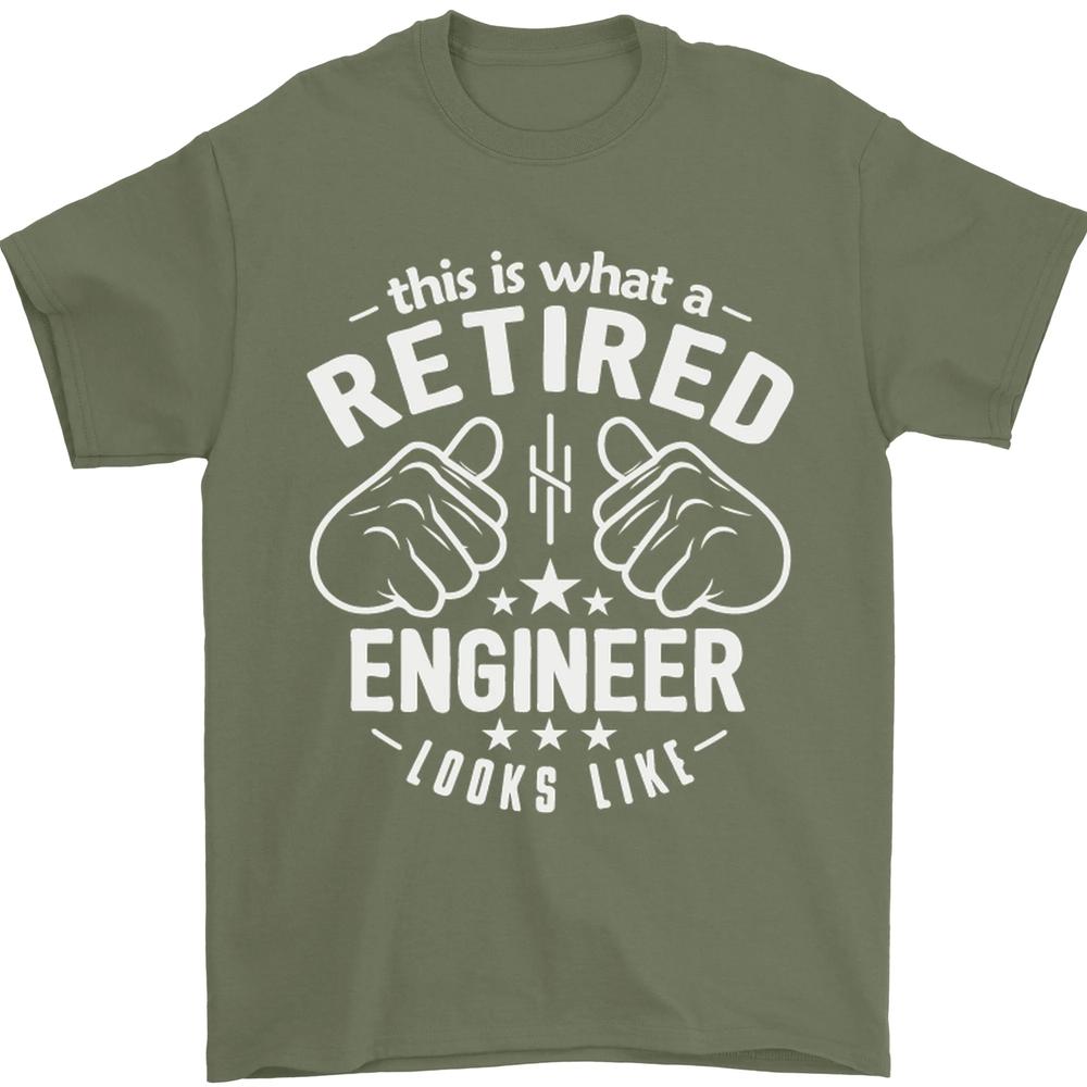 This Is What a Retired Engineer Looks Like Unisexs TShirt 100 Cotton