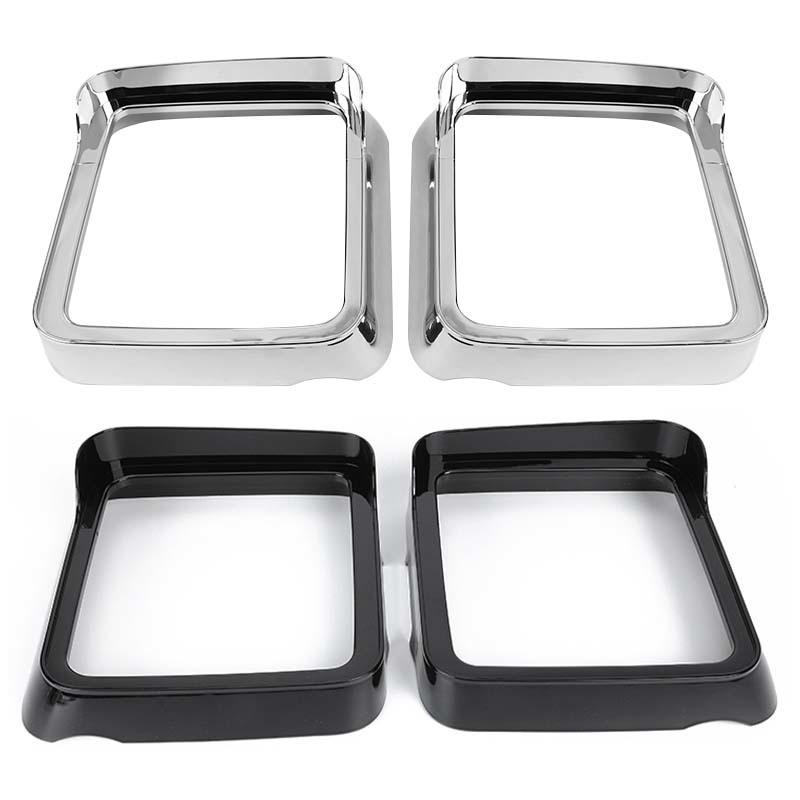 Backspegel Regnögonbryn Dekorativ Ram Kåpa För Jeep Wrangler JL För JT Gladiator 2018 Upp Biltillbehör Exteriör