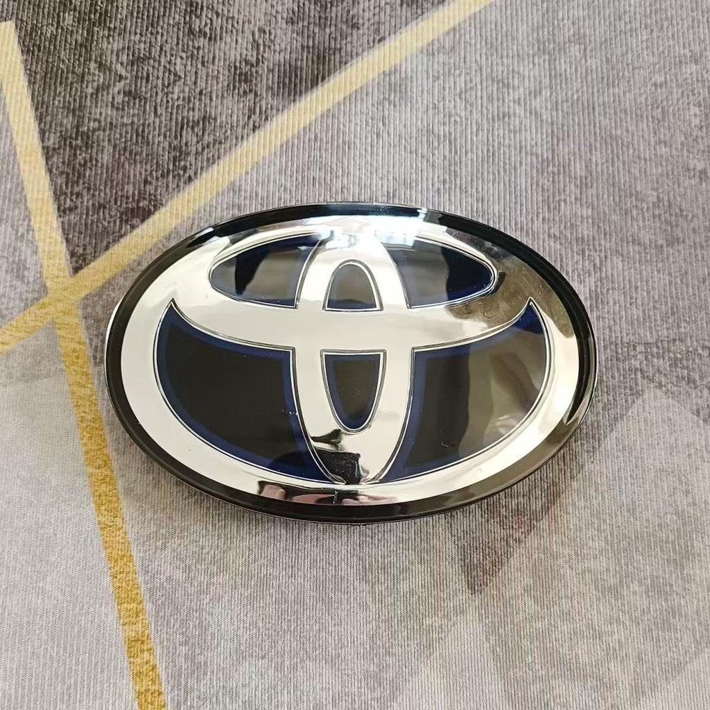 3D Car Logo Front Grill Hood Hybrid Blue Emblem for Toyota Corolla Camry RAV4 Hilux CHR Highlander Yaris Vios Alphard Prius Reiz