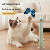 Automatic Rotating Butterfly Cat Teaser Toy for Self-Entertainment