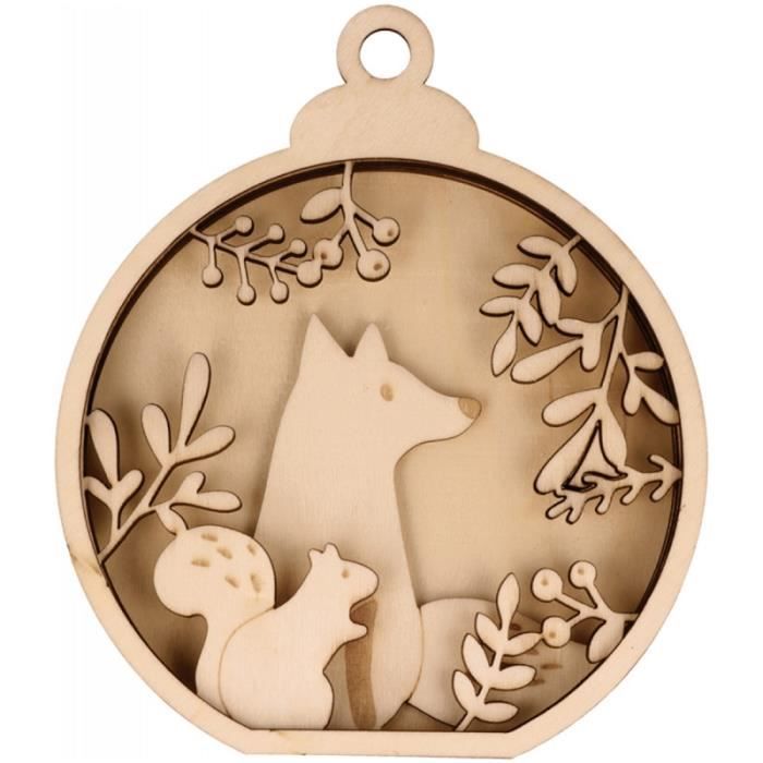 Woodsy Christmas - Fox - 5 Pcs
