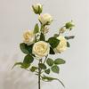 Artificial Roses Flowers for Flower Arrangement Realistic Fake Rose Branches with 4 Head Blooms And 2 Bud for Party Wedding Centerpiece Home Table