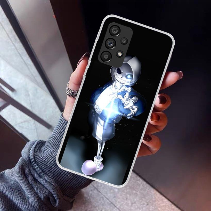 Undertale Papyrus Sans Doggo Phone Case For Samsung Galaxy A17 A16 A15 A14 A13 A57 A56 A55 A54 A53 A37 A36 A35 A34 A33 A26 A25 A