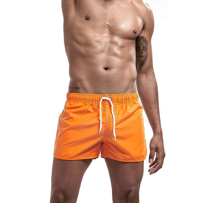 Summer New Men's Fashion Beach Shorts Polyester Quick-drying Sports Quarter Pants