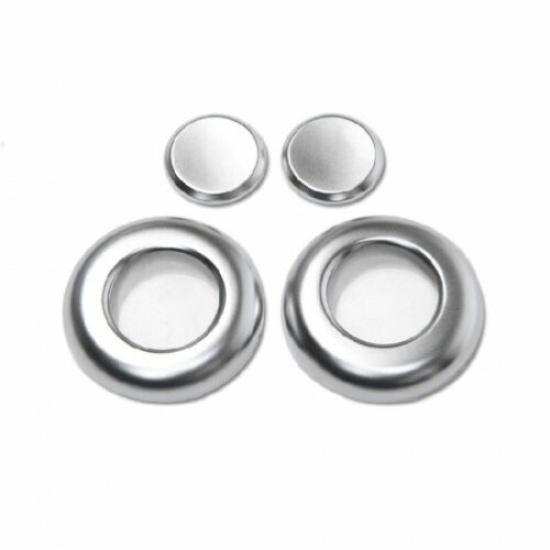 Fit For BMW 3 4 Series GT 2013- Seat Adjust ABS Silver Handle Headrest Trim