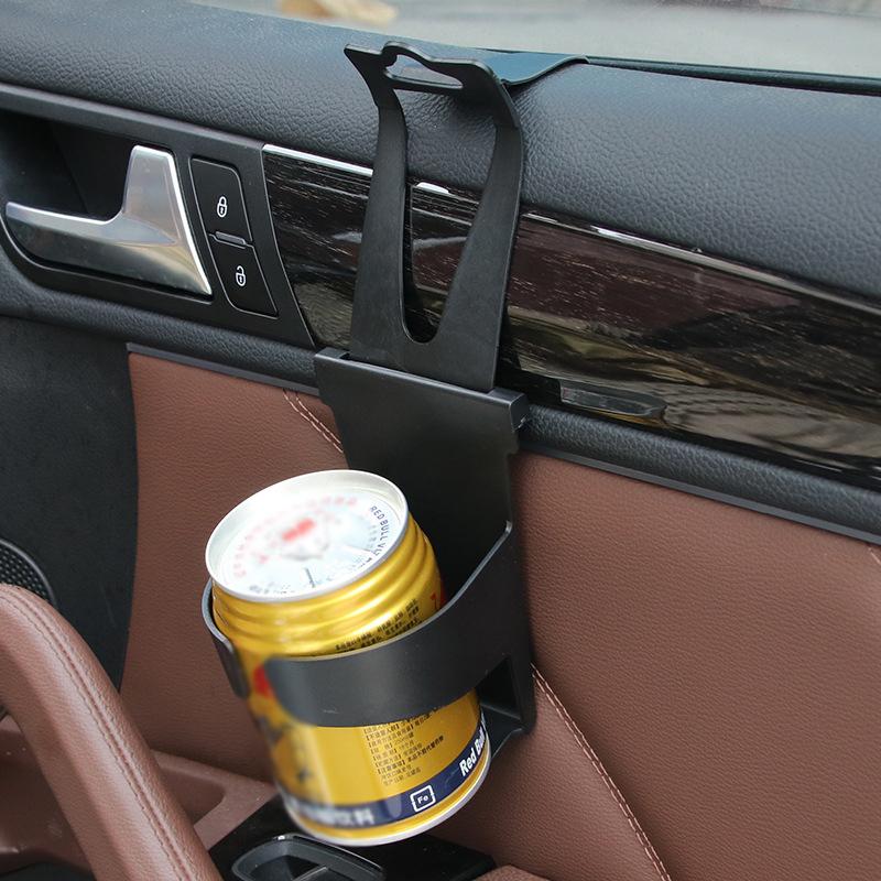 Car Cup Holder Universal Adjustable Black Truck Door Mount Drink Bottle Stand
