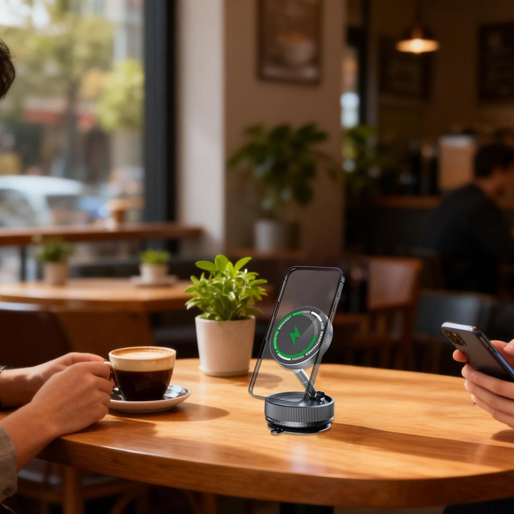 Magnetic Car Phone Holder Dashboard Magnetic Smartphones Accessories Suction Cup Car Phone Mount For Driving Gym Bedroom Office