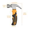 BOOSDEN Short Nail Hammer, Claw Hammer, Short Hammer, Nail Hammer, Mini Hammer, Nail Puller, Short Handle Hammer
