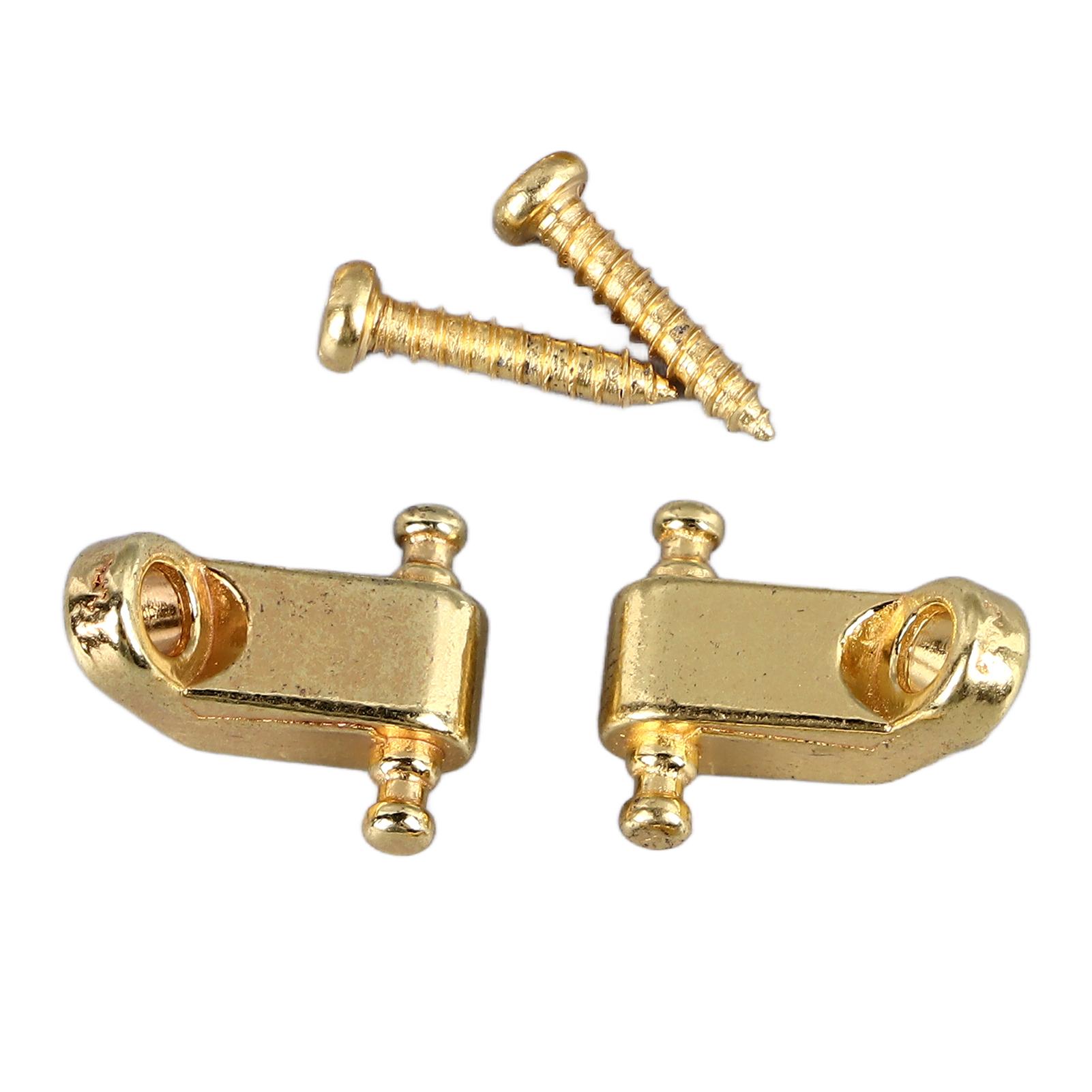 

Металлический ретейнер для струн гитары с роликами, направляющий ретейнер для струн электрогитары золотой