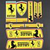Adesivo per Auto Riflettente Decorazione Decalcomania Autoadesiva Scudo Adesivi Sostituzione per Ferrari SJ Teams Accessorio di Styling