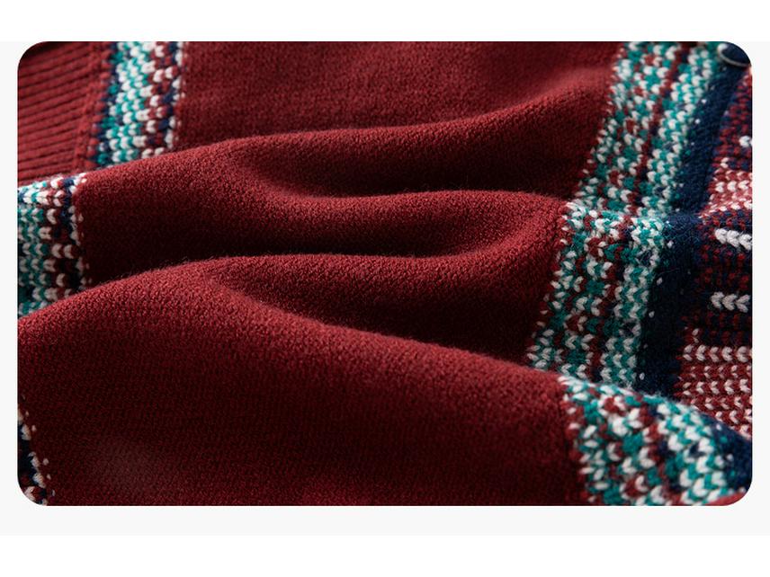 Dudujia Baby Red Sweater - Winter Knitwear for Boys, Festive New Year Collection