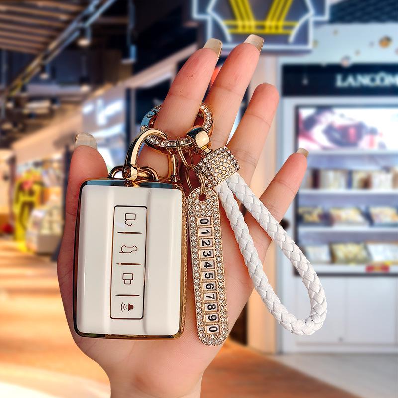 Premium Key Case for Tank 300/500 Cyber 22 Model with New TANK Logo - High-End Protective Shell & Buckle Bag