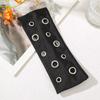 Metall Rock Hohl Öse Elastisches Stirnband Stoff Breite Hohl Ösen Haarbänder Luft Öse Hohe Elastizität Lässige Sport Stirnbänder