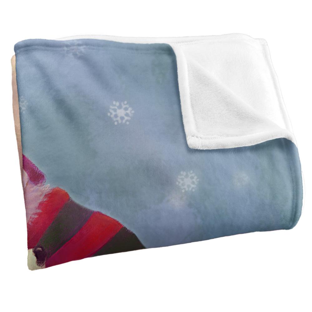 JQ Licensing Silky Bear Hug Christmas Supersoft Blanket