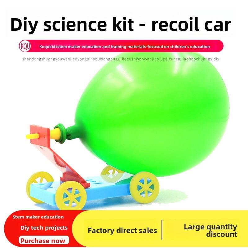 Stem Diy Physics Toy Set With Rebound Air Balloons For Kids Educational Activity