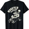 Horror Art - Ratfink Monster Barbershop - Psychobilly Punk T-Shirt