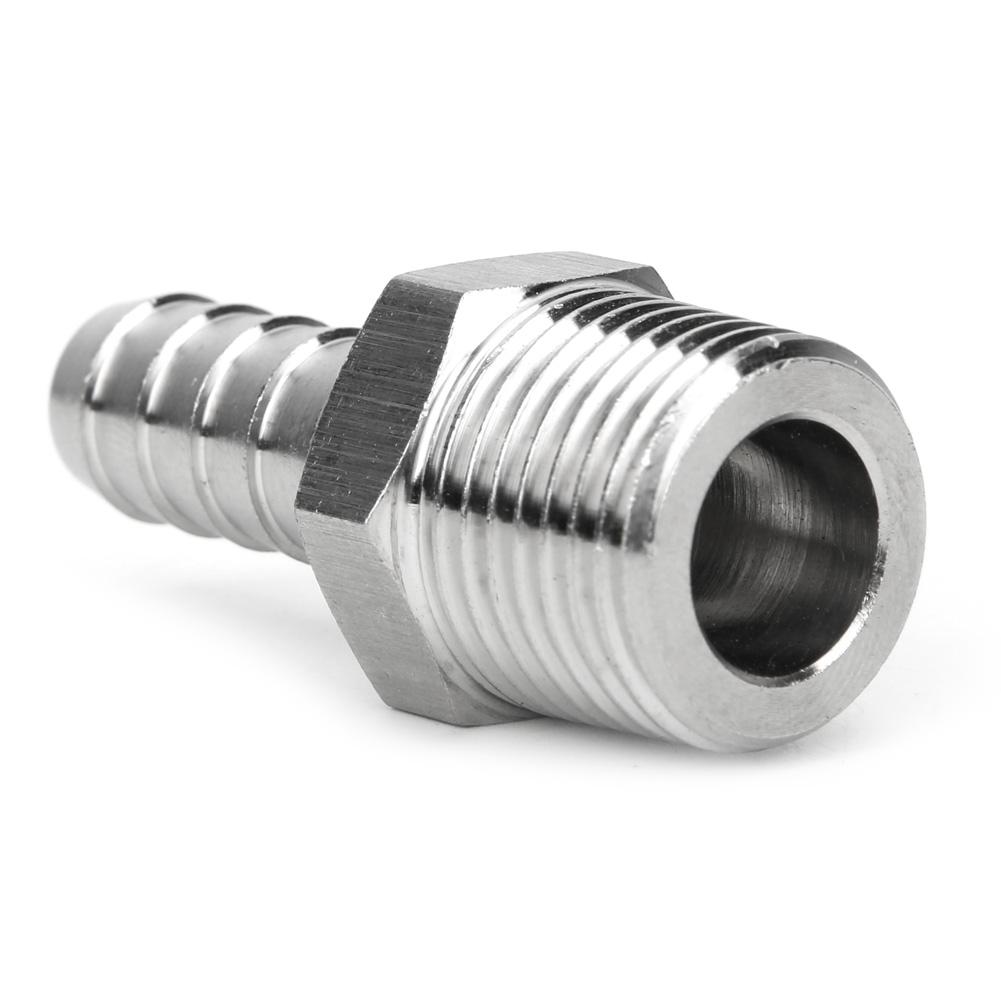 2 BUC 12in BSPT Conector Filet Masculin Fiting Țeavă Racord Barb Cuplaj Rapid(BSPT 12in