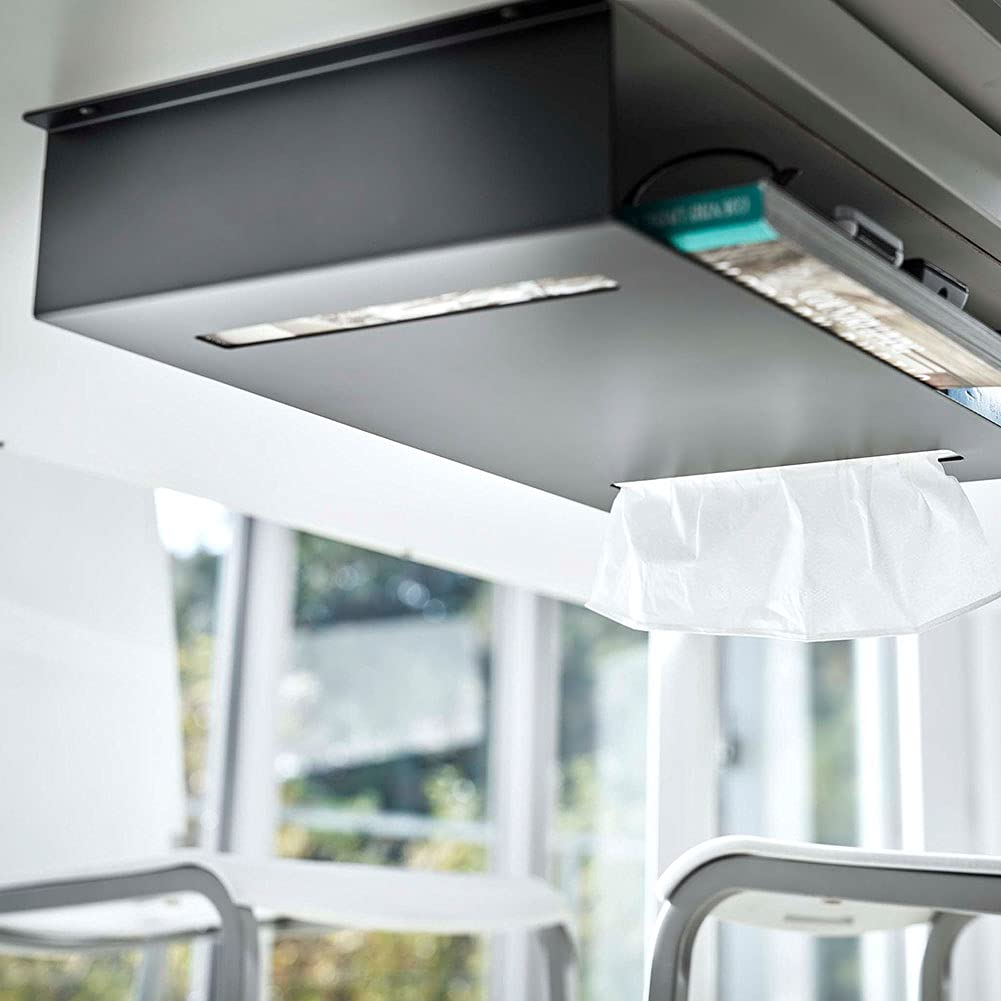 Yamazaki Jitsugyo 5482 Pod stolem Úložný stojan Černá věž Dálkové ovládání hromadného úložiště Přibl. Š44XH25XV7,2 cm