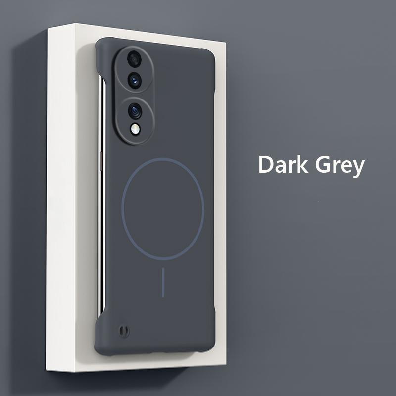 Für rahmenlose magnetische kabellose Lade-Handyhülle Für Honor 70 Honor 90 Honor70 Honor90 Schlanke harte Rückabdeckung