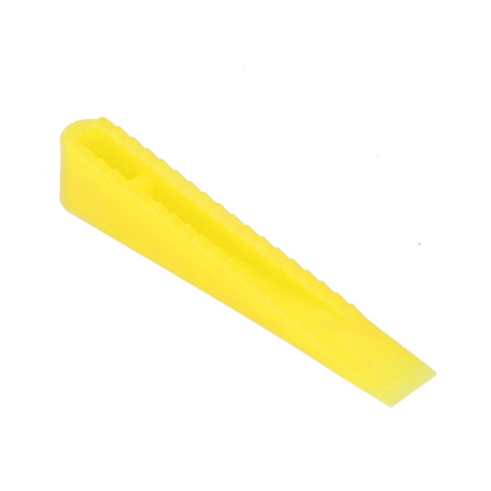 100Pcs HDPP Tile Leveler Wedges Yellow Ceramic Tile Leveler For Floor Construction