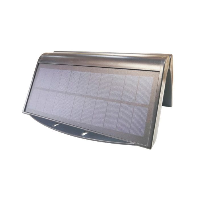 Applique Solaire 6W 430Lm 6 500K Avec Capteur Couleur Noire Edm