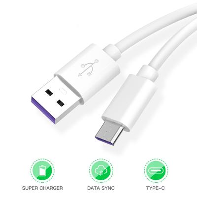Per Huawei USB Type C Cable P20 Pro lite Mate 9 10 Plus lite Type-C Supercharge Super Charger Cable