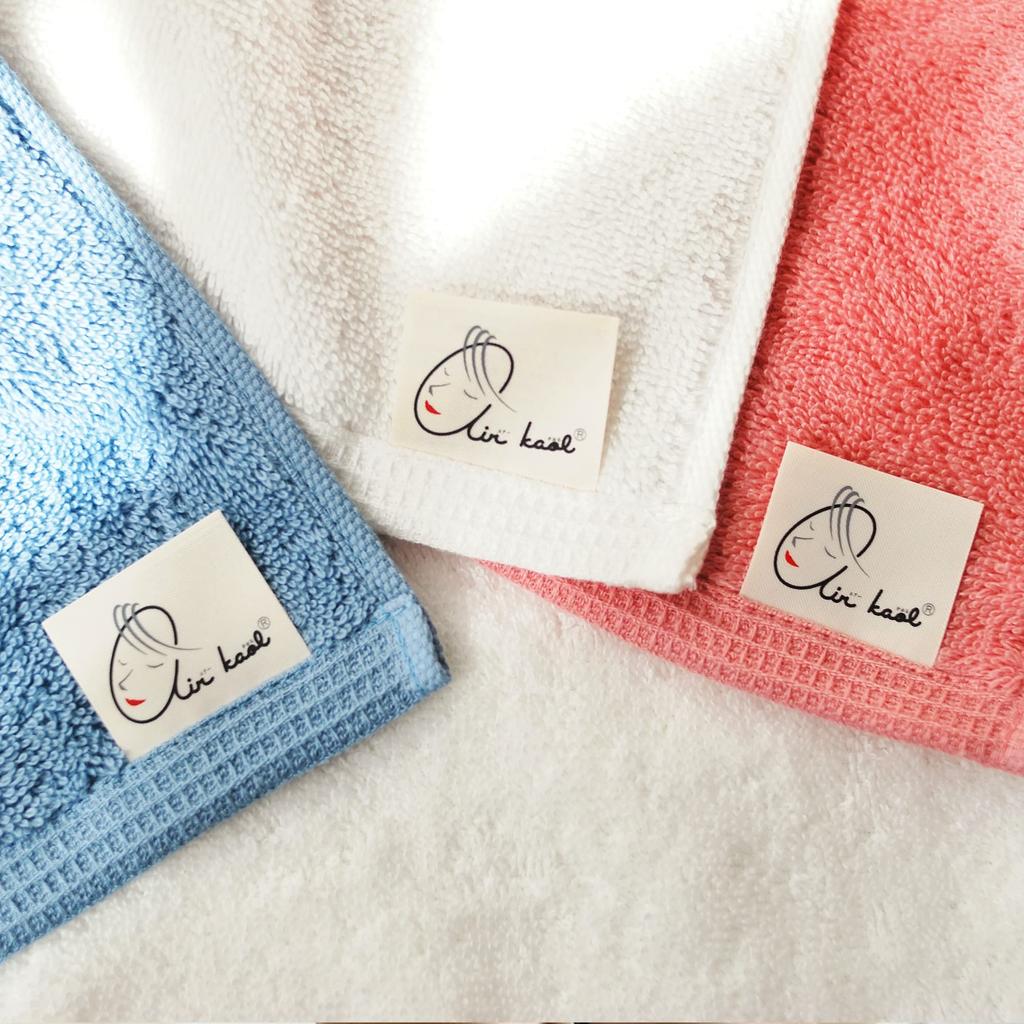 Air Kaoru Anytime Daddy Boy 3er-Set, Mini-Badetuch, Trockentuch aus Baumwolle, 34 x 120 cm, Haartrockentuch, kleines Imabari-Handtuch, hergestellt in Japan, Schneeweiß, 3er-Set