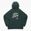 Munsingwear Unisex Hooded Zip Up Jacket Deep Green Mq323ptl92