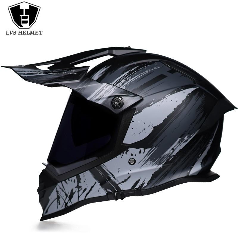 Full Face Motorcycle Helmet With Dual Visors Off-Road Rally Highway Riding Unisex All-Season ABS S M L XL