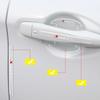 8Pcs Car Door Handle Bowl Anti-Scratch Cover Guard Protector Stickers Clear