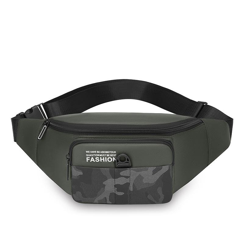 

Мужская уличная спортивная сумка через плечо из новой легкой ткани Оксфорд, многослойная повседневная сумка-джокер на грудь