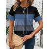 3D Printed Summer Women's T-Shirt Fashion Breathable Versatile Trend