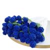Handmade Knitted Gradient Rose Bouquet Wool Blanket - Perfect Valentine's Day Sofa Nap Gift