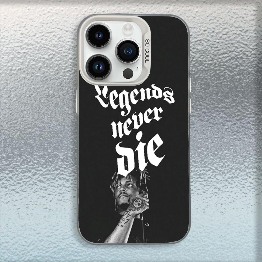 Rapper 999 J-Juice W-WRLD Pouzdro na telefon Pro iPhone 17 Air 16 e 15 14 13 12 11 Pro Max Plus Mini SE 2020 2022 Bílé Matné Nárazuvzdorné