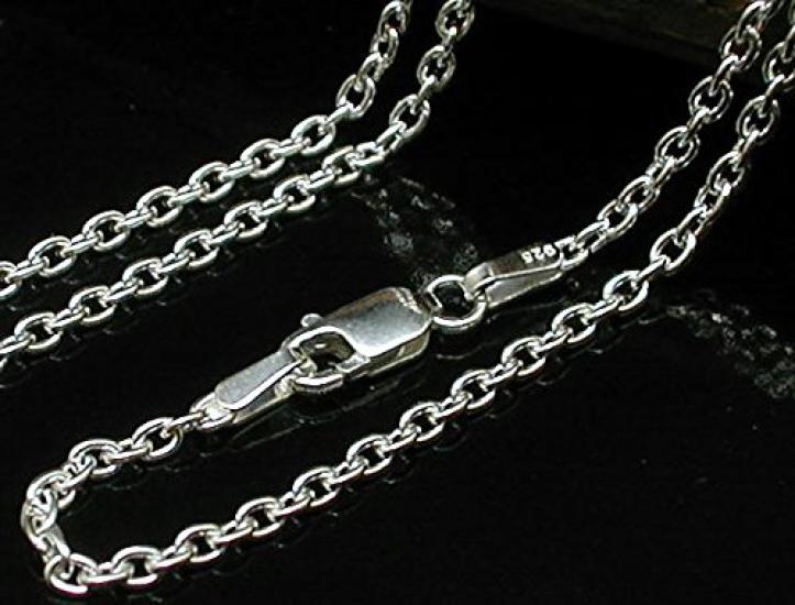 Cross necklace for cross silver silver for men and 100 for made of with width azuki chain men, necklace, necklace, men's necklace, 925, men's, small,